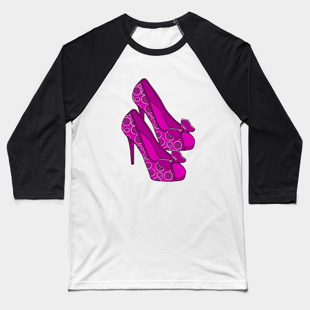 CHIC High Heels Baseball T-Shirt by SartorisArt1